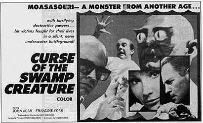 The Curse of the Swamp Creature (1966)